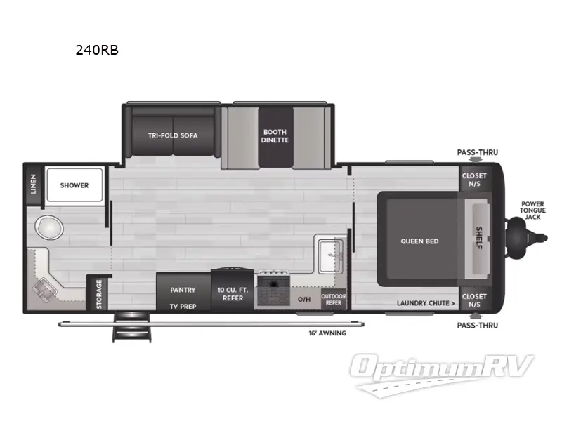 2025 Keystone Springdale 240RB Floorplan Photo