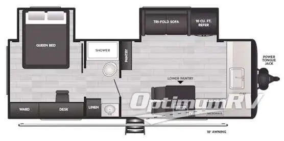 2025 Keystone Springdale 241FK Floorplan Photo
