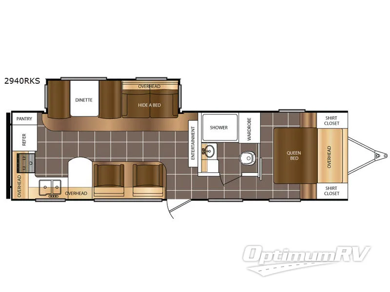 2017 Prime Time Tracer 2940RKS Floorplan Photo