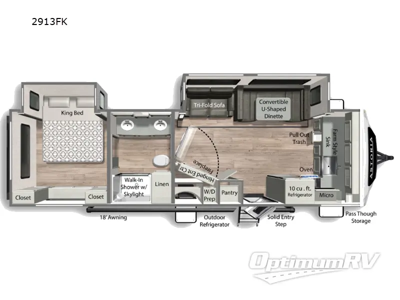 2024 Dutchmen Astoria 2913FK Floorplan Photo
