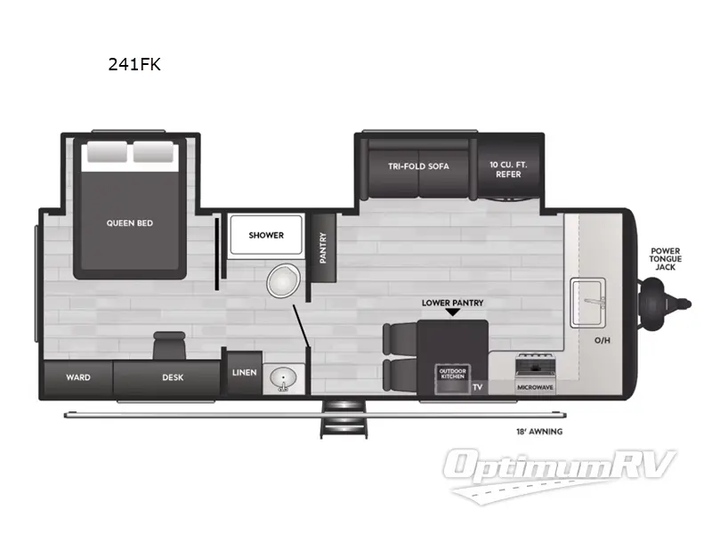 2025 Keystone Springdale 241FK Floorplan Photo