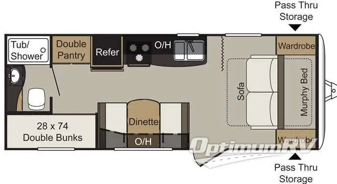 2017 Keystone Passport 238ML Express Floorplan Photo