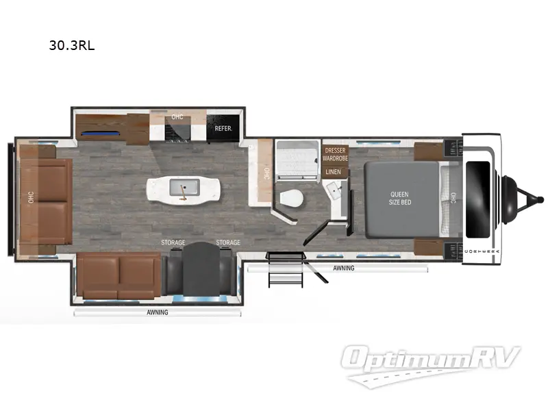 2025 Heartland Corterra 30.3RL Floorplan Photo