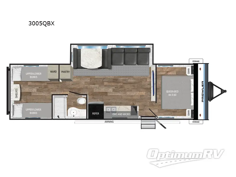 2025 Heartland Prowler Lynx 3005QBX Floorplan Photo