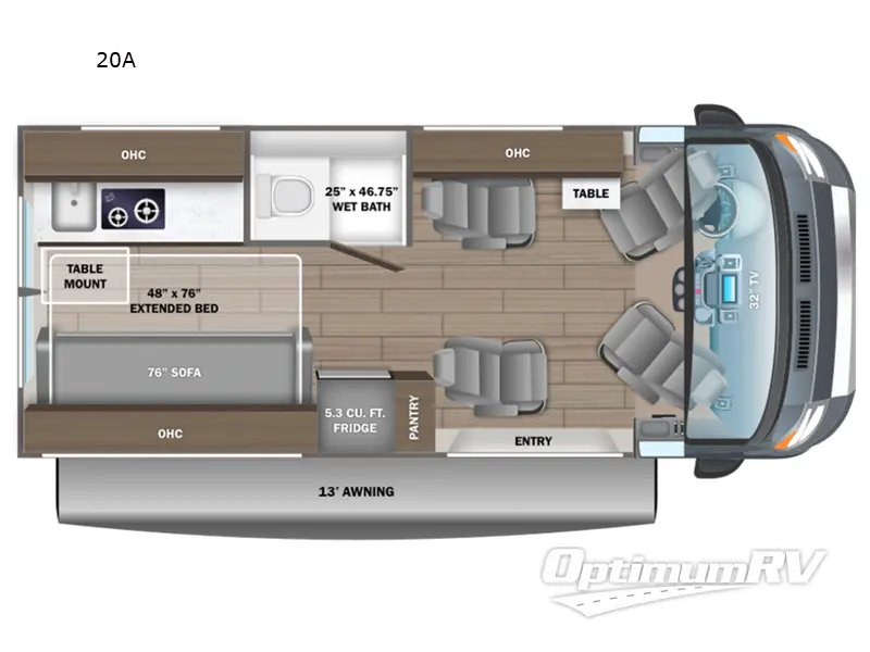 2024 Entegra Ethos 20A Floorplan Photo