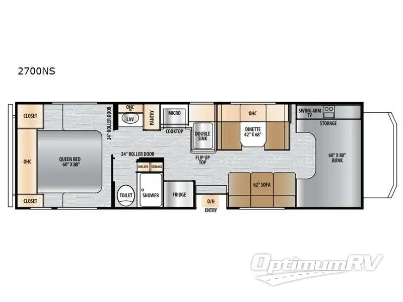 2025 East To West Entrada 2700NS Floorplan Photo