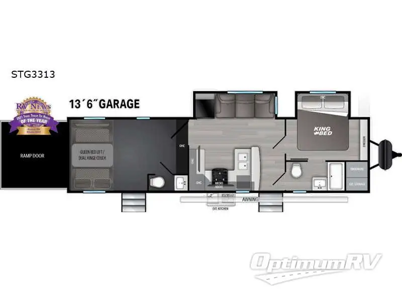 2021 Cruiser Stryker STG-3313 Floorplan Photo