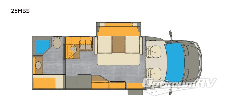 2018 Renegade Vienna 25MBS Floorplan Photo