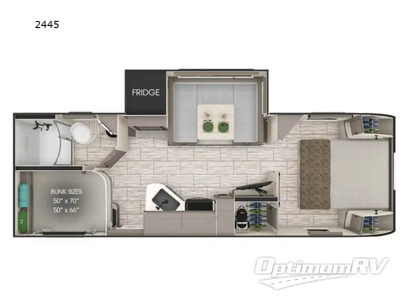 2025 Lance Lance Travel Trailers 2445 Floorplan Photo