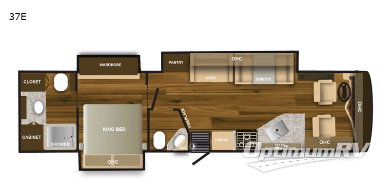 2019 NeXus Evoque 37E Floorplan Photo