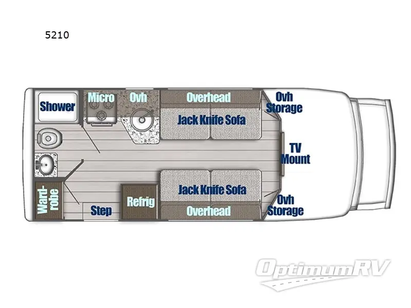 2024 Gulf Stream Yellowstone 5210 RV Floorplan Photo