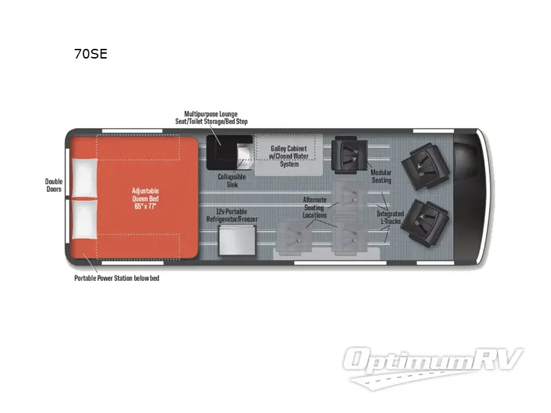 2023 Winnebago Adventure Wagon 70SE RV Floorplan Photo
