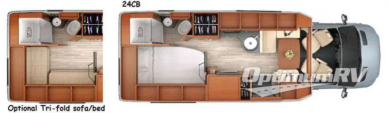 2014 Leisure Travel Serenity 24CB Floorplan Photo