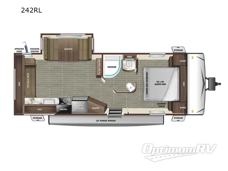 2022 Starcraft Super Lite 242RL Floorplan Photo