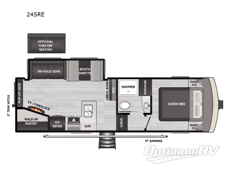 2025 Keystone Arcadia Select 24SRE Floorplan Photo