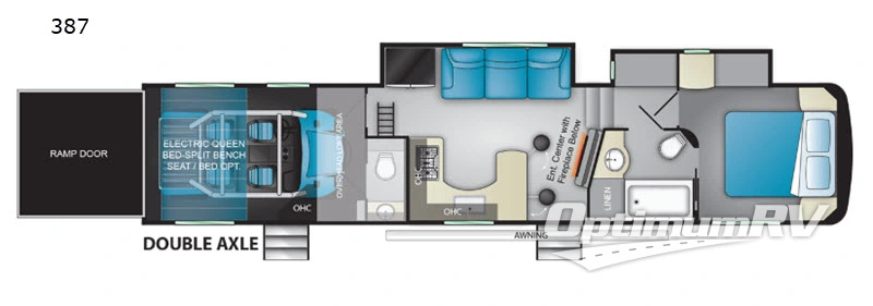 2019 Heartland Road Warrior 387 Floorplan Photo