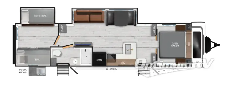 2025 Heartland Corterra 33.3BH Floorplan Photo