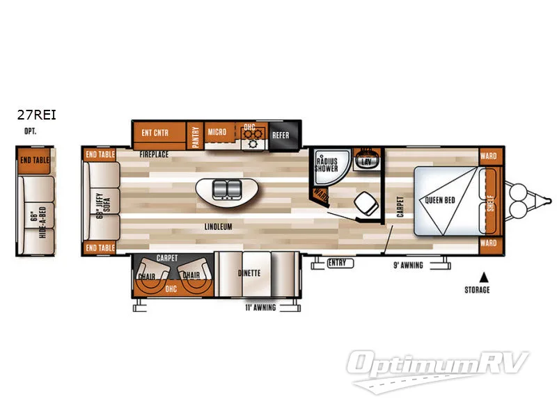 2017 Forest River Salem 27 REI Floorplan Photo