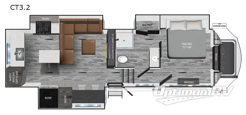 2025 Heartland Corterra CT3.2 Floorplan Photo