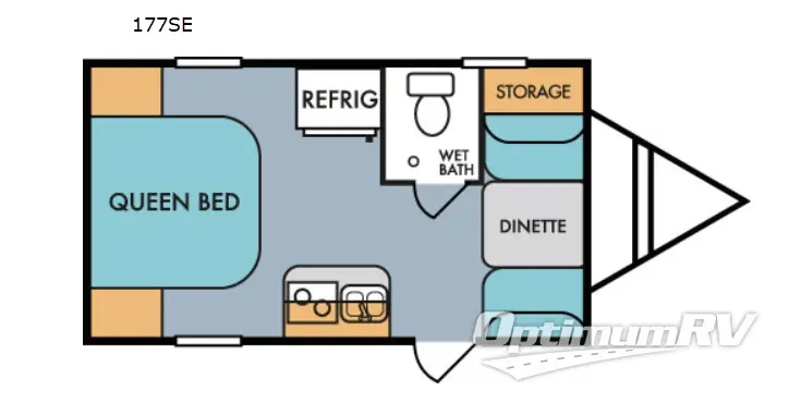 2018 Riverside Retro 177SE Floorplan Photo