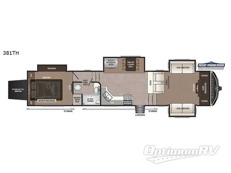 2018 Keystone Montana Montana Floorplan Photo