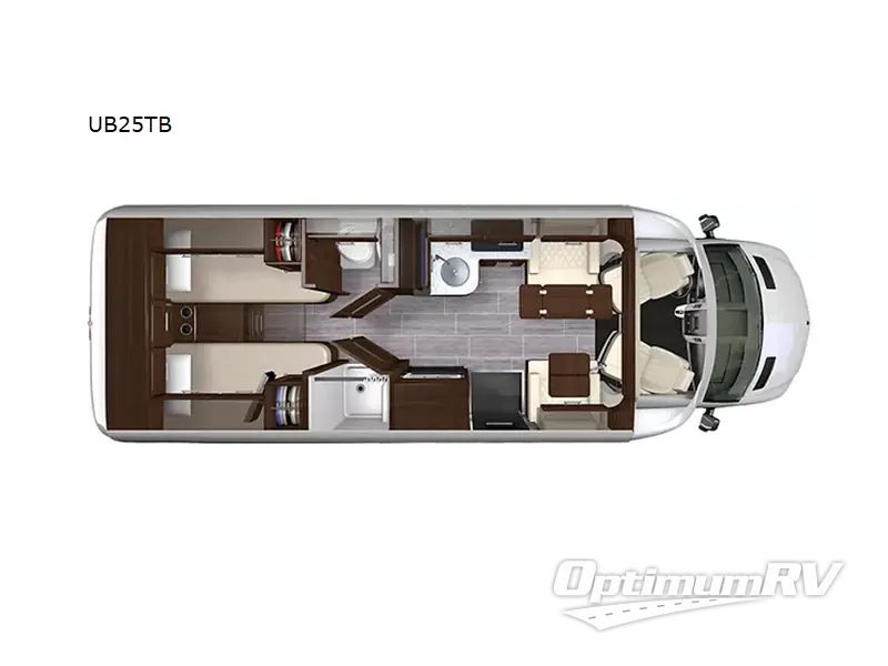 2022 Regency Ultra Brougham UB25TB RV Floorplan Photo