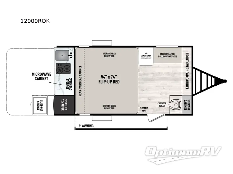 2025 Coachmen Clipper ROK 12000ROK Floorplan Photo