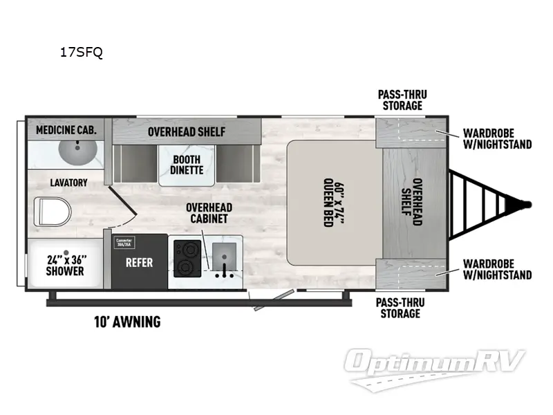 2025 Viking Viking 3K Series 17SFQ Floorplan Photo