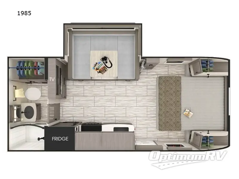 2025 Lance Lance Travel Trailers 1985 Floorplan Photo