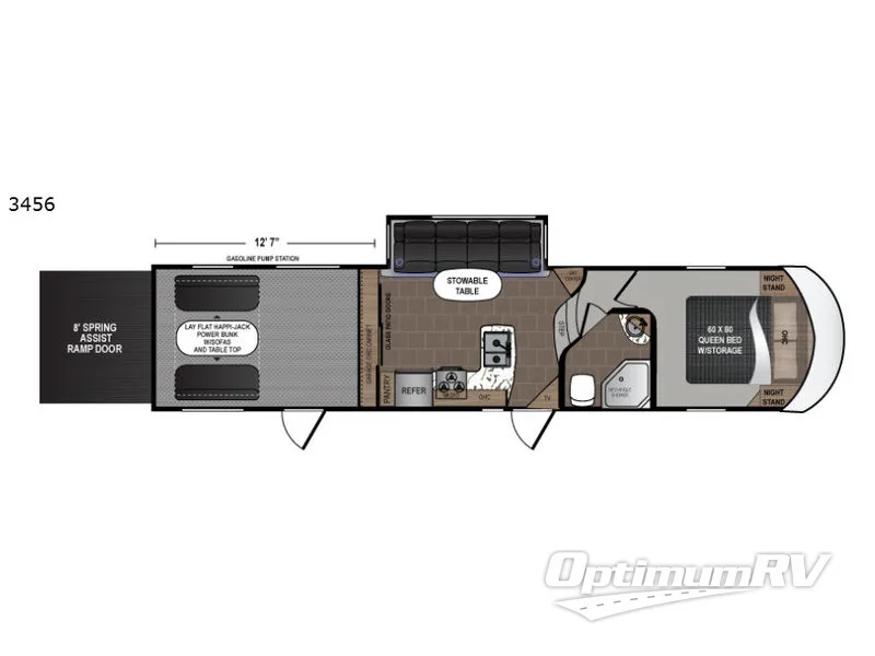 2018 Dutchmen Endurance 3456 Floorplan Photo