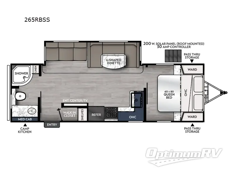 2024 Coachmen Apex Ultra-Lite 265RBSS RV Floorplan Photo