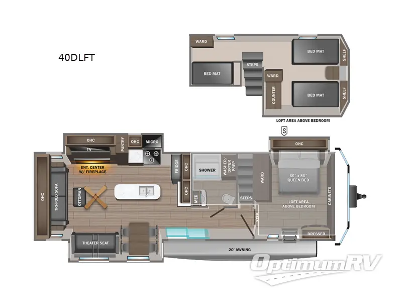 2024 Jayco Jay Flight Bungalow 40DLFT Floorplan Photo